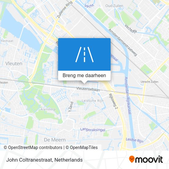John Coltranestraat kaart