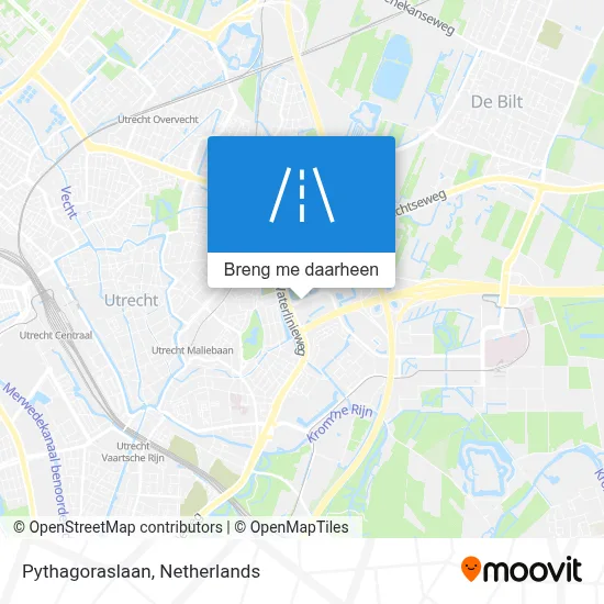 Pythagoraslaan kaart