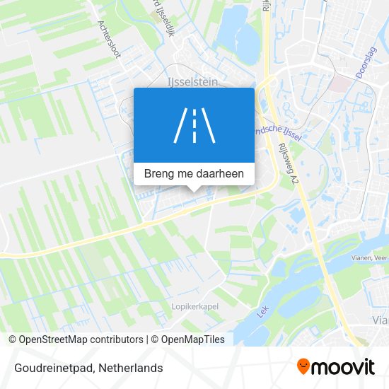 Goudreinetpad kaart