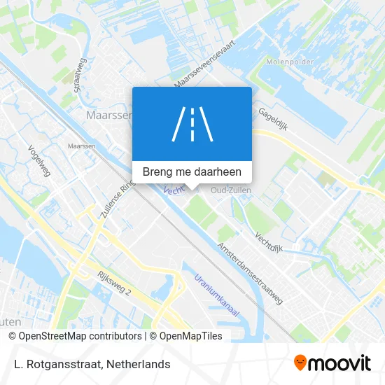 L. Rotgansstraat kaart