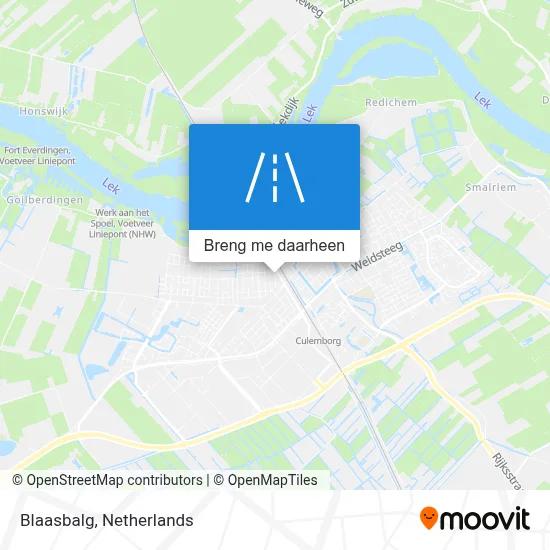Blaasbalg kaart