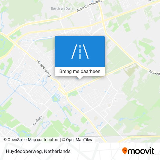 Huydecoperweg kaart