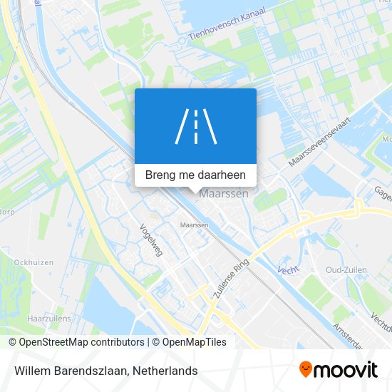 Willem Barendszlaan kaart