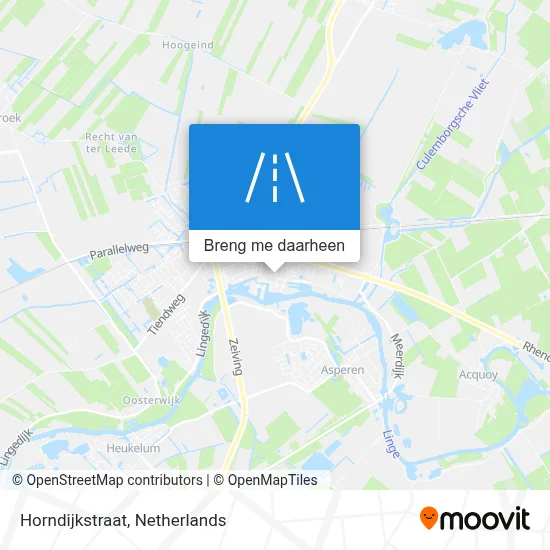 Horndijkstraat kaart