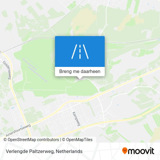 Verlengde Paltzerweg kaart