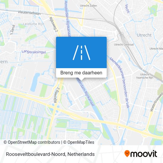 Rooseveltboulevard-Noord kaart