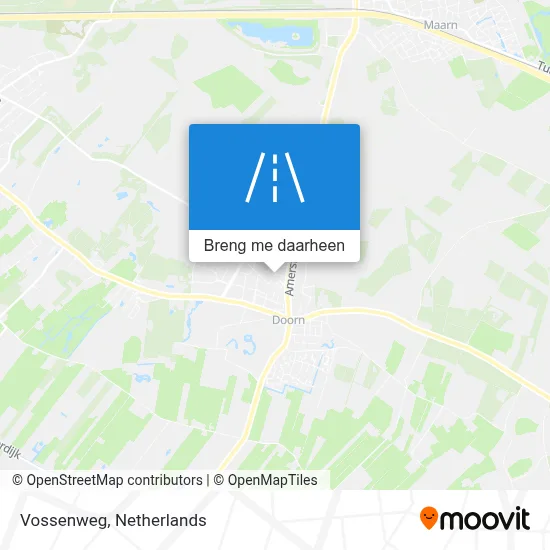 Vossenweg kaart
