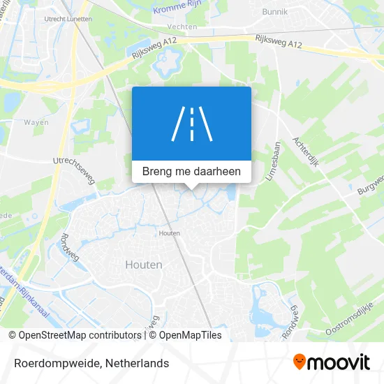 Roerdompweide kaart