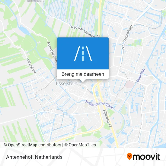 Antennehof kaart