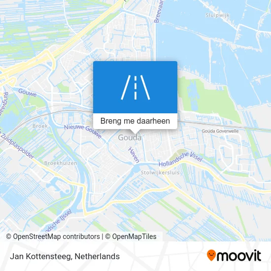 Jan Kottensteeg kaart