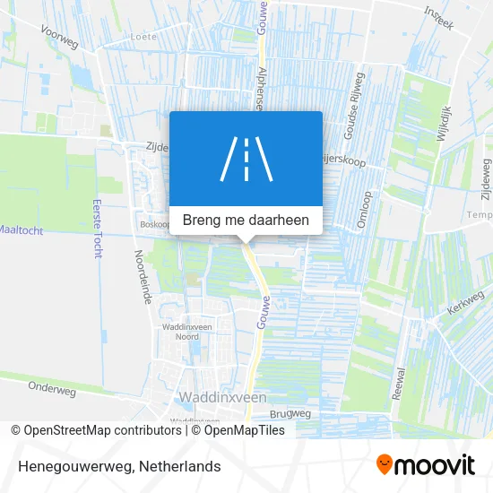 Henegouwerweg kaart