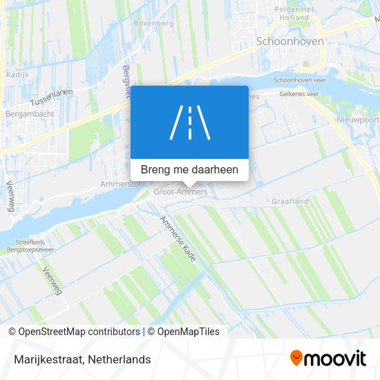 Marijkestraat kaart
