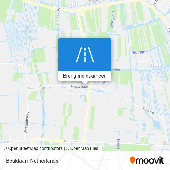 Beuklaan kaart