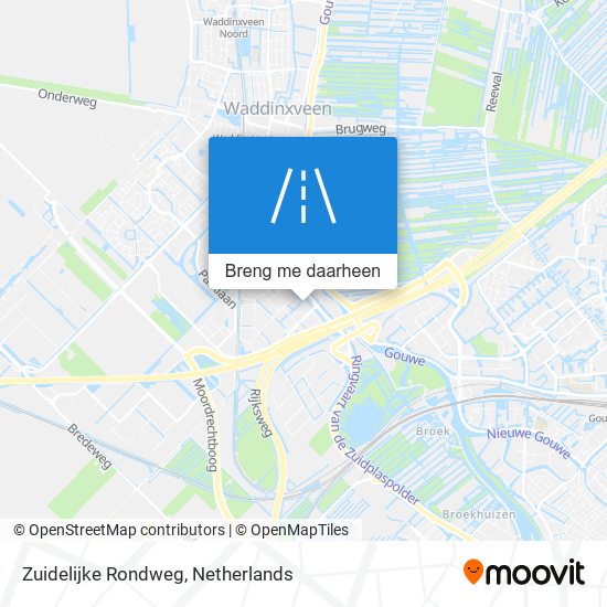 Zuidelijke Rondweg kaart