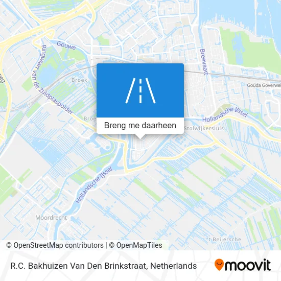 R.C. Bakhuizen Van Den Brinkstraat kaart