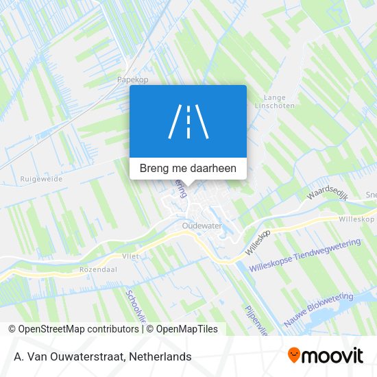 A. Van Ouwaterstraat kaart