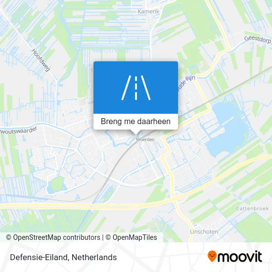 Defensie-Eiland kaart