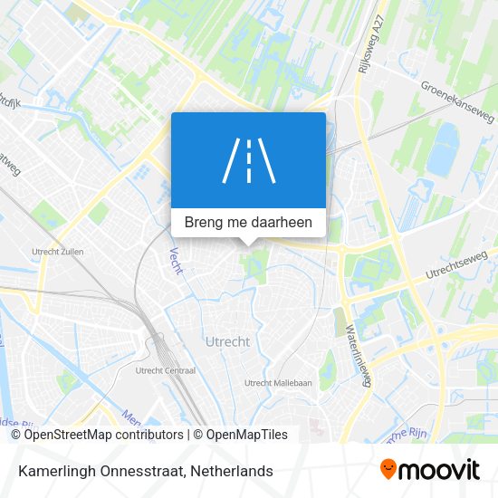 Kamerlingh Onnesstraat kaart