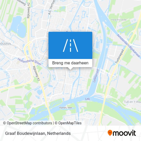 Graaf Boudewijnlaan kaart