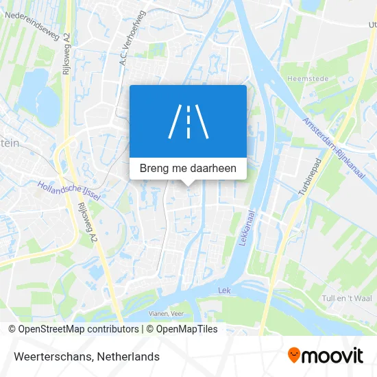 Weerterschans kaart