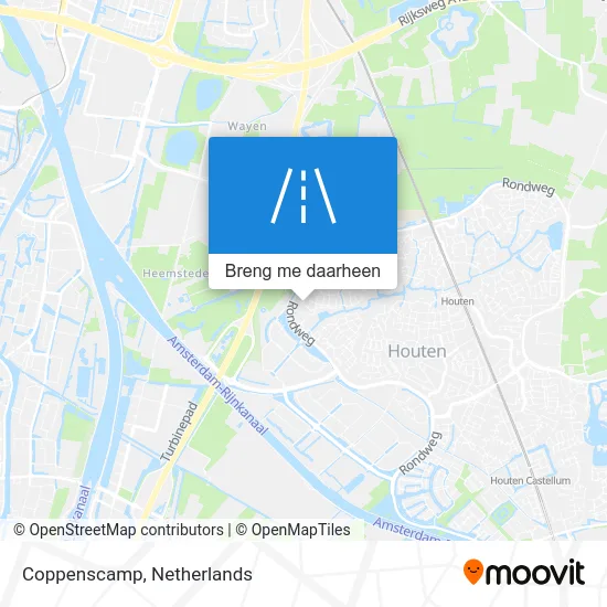 Coppenscamp kaart