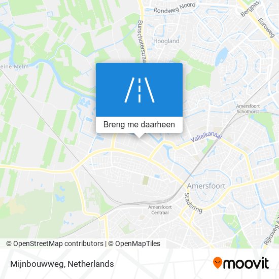 Mijnbouwweg kaart