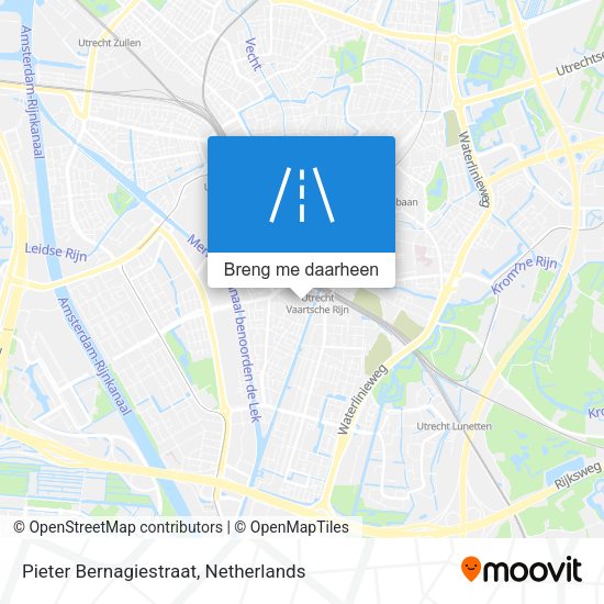 Pieter Bernagiestraat kaart