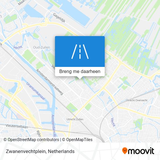 Zwanenvechtplein kaart