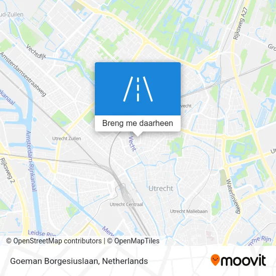Goeman Borgesiuslaan kaart