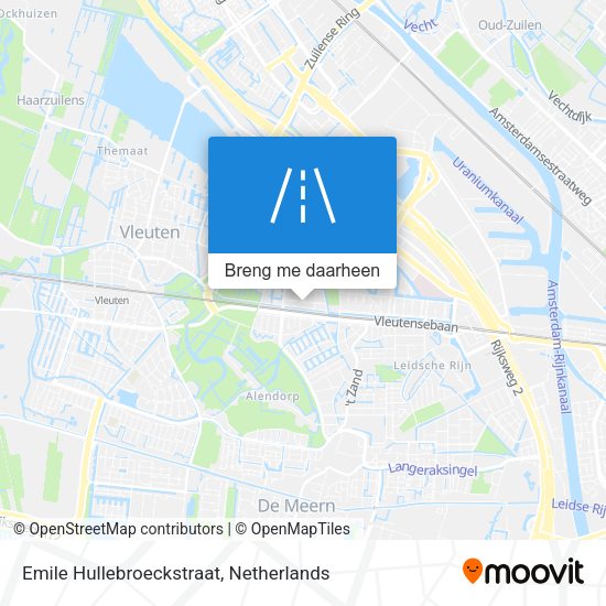 Emile Hullebroeckstraat kaart