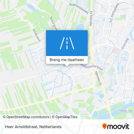 Heer Arnoldstraat kaart