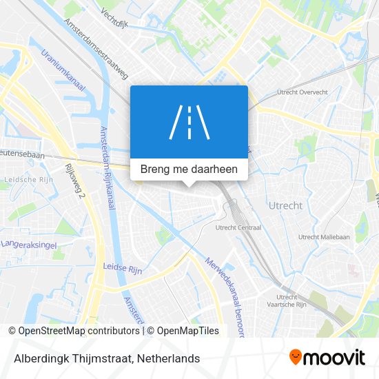 Alberdingk Thijmstraat kaart