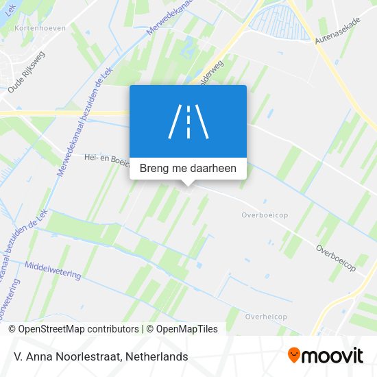 V. Anna Noorlestraat kaart