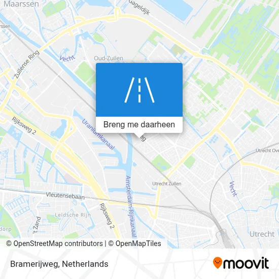 Bramerijweg kaart