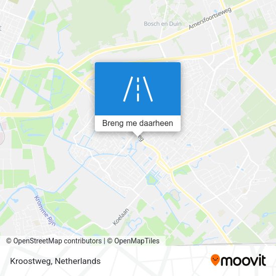 Kroostweg kaart