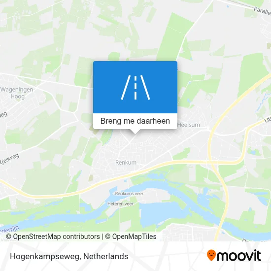 Hogenkampseweg kaart