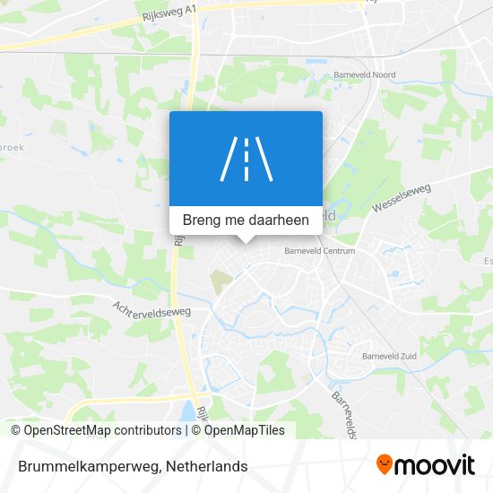 Brummelkamperweg kaart
