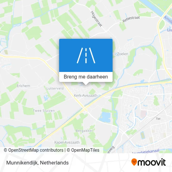 Munnikendijk kaart