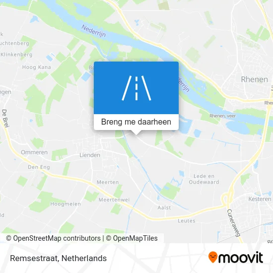 Remsestraat kaart