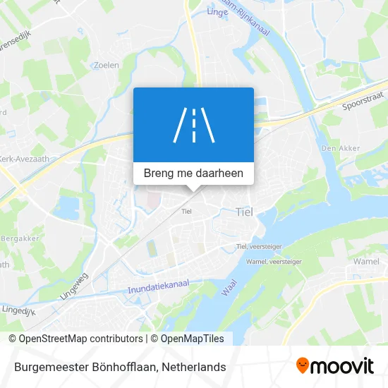 Burgemeester Bönhofflaan kaart