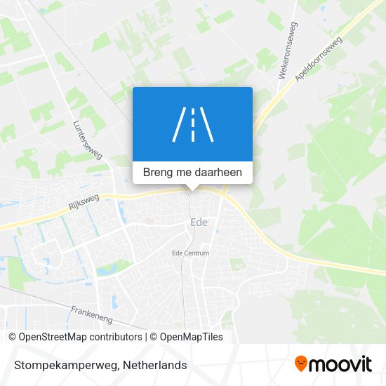 Stompekamperweg kaart