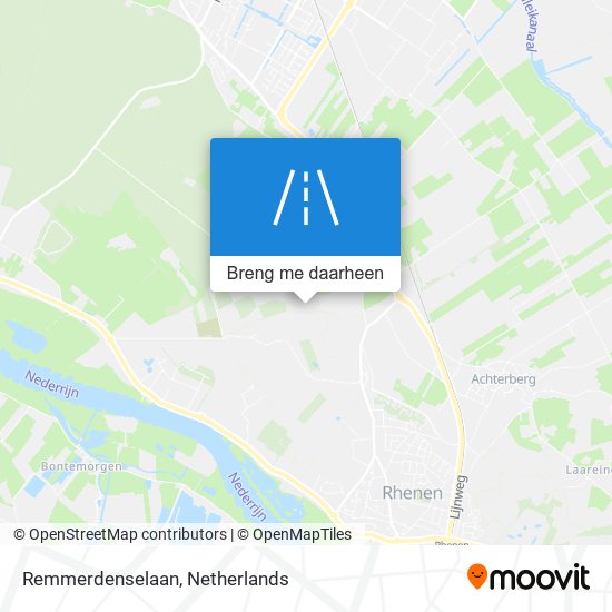 Remmerdenselaan kaart