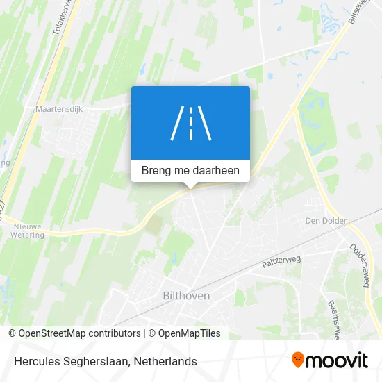 Hercules Segherslaan kaart