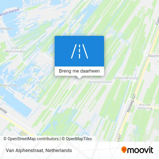 Van Alphenstraat kaart