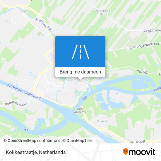 Kokkestraatje kaart