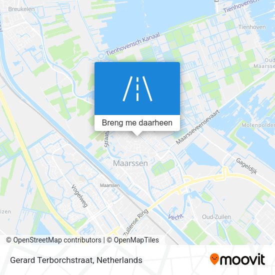 Gerard Terborchstraat kaart