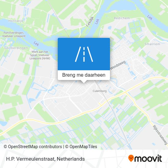 H.P. Vermeulenstraat kaart