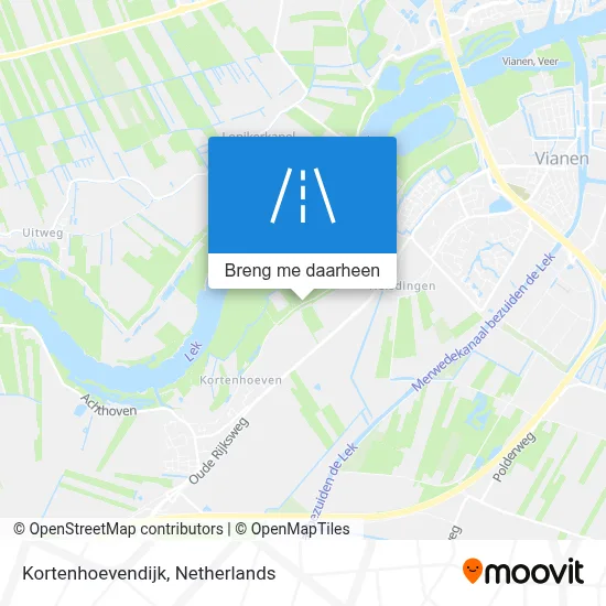 Kortenhoevendijk kaart
