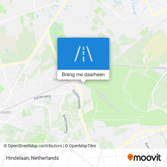 Hindelaan kaart