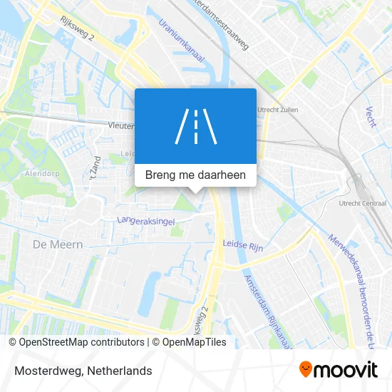 Mosterdweg kaart